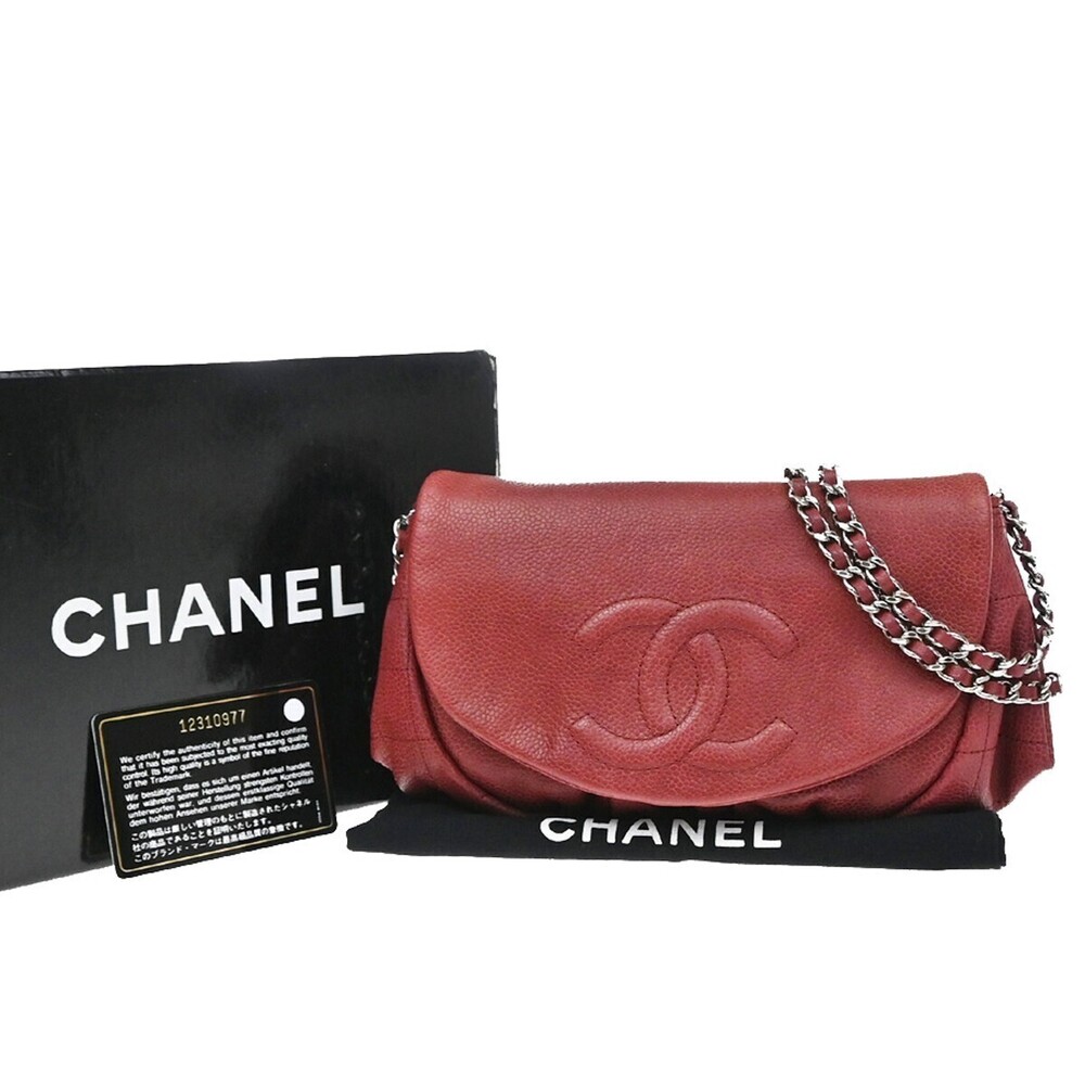 Chanel Timeless Half Moon Flap Caviar Medium